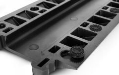 Set de 8 picioare anti-alunecare | negru | 27 mm Defender XPRESS 8er SET Anti-alunecare